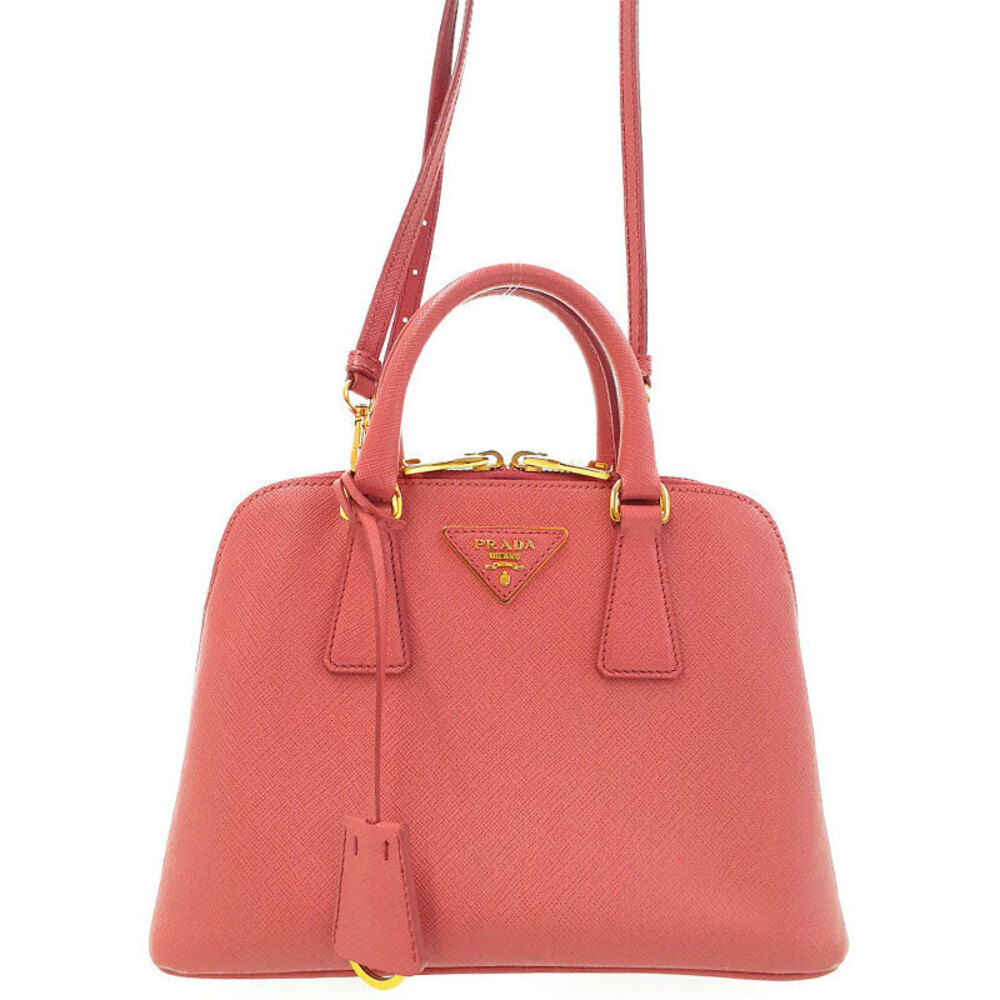 Prada Saffiano Lux Promenade Shoulder bag pink